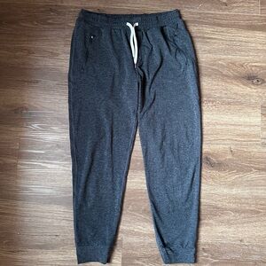 Vuori Ponto Performance Jogger Charcoal Heather Gray Pants